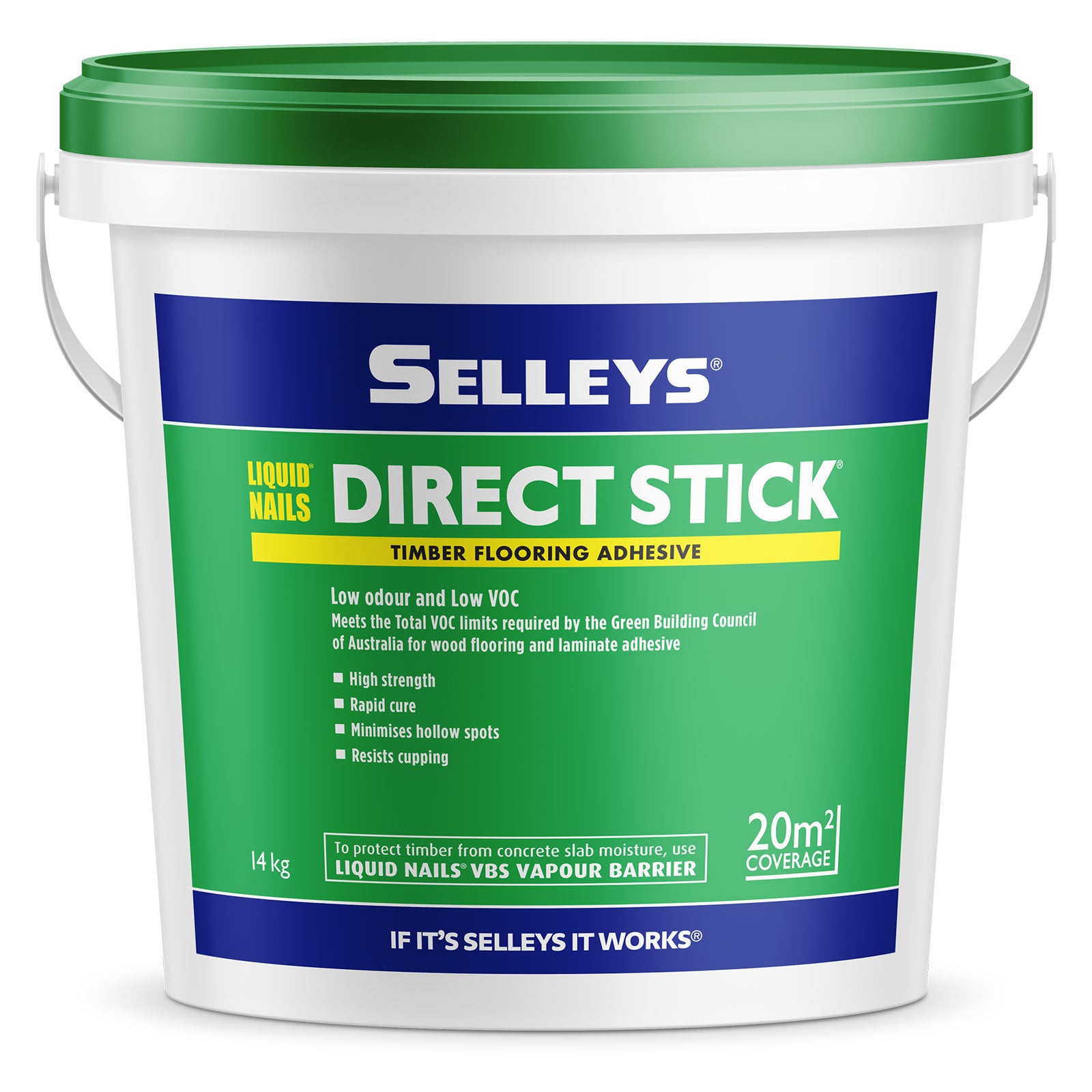 Selleys Liquid Nails Direct Stick Timber Flooring Adhesive - 14kg Pail